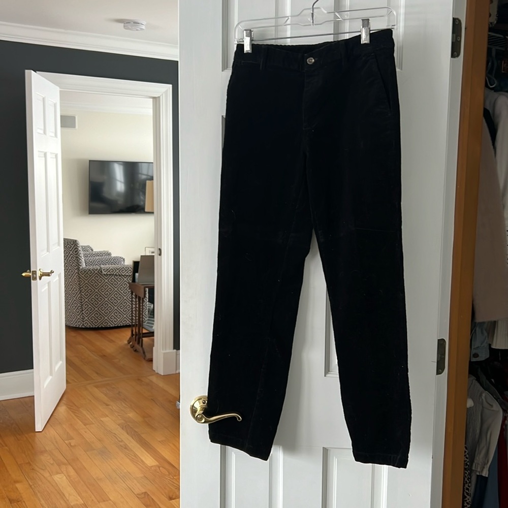 Polo Ralph Lauren Boys Black Corduroy Slacks